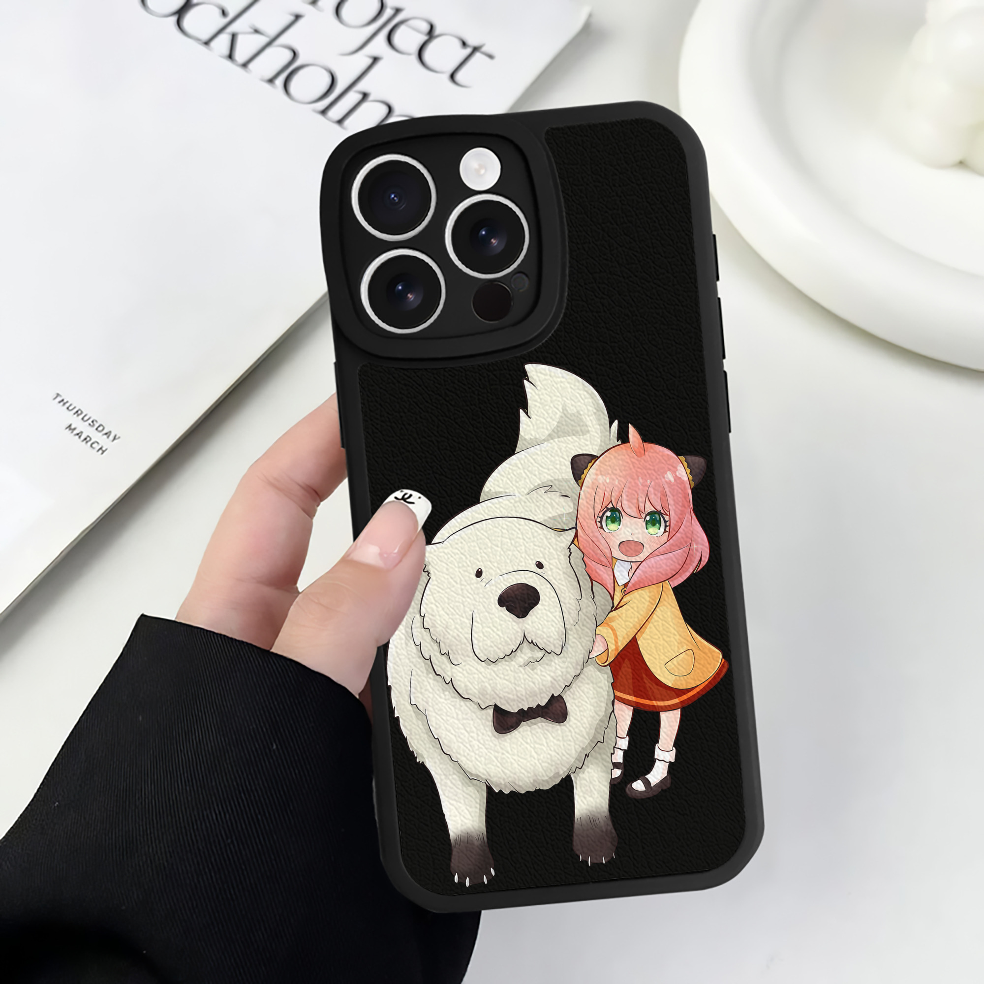 （画像用） SPY×FAMILY间谍家家酒 【iPhone 16シリーズ対応】シリコンスマホケース（レザー調） 材質：シリコン